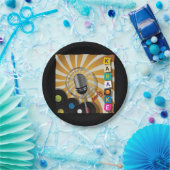 Karaoke-Party Pappteller (Party)