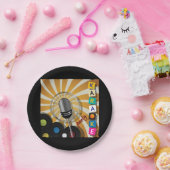 Karaoke-Party Pappteller (Party)