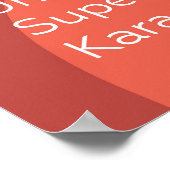 Karaoke-Party Poster (Ecke)