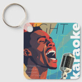 Karaoke-Party Schlüsselanhänger (Vorderseite)
