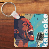 Karaoke-Party Schlüsselanhänger (Vorderseite)