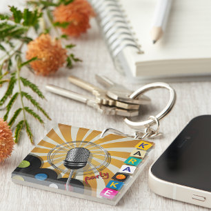 Karaoke Party Schlüsselanhänger