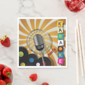 Karaoke Party Singing Napkins Serviette (Beispiel)