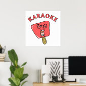 Karaoke-Popsikel Poster (Heimbüro)