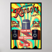 Karaoke Poster (Vorne)