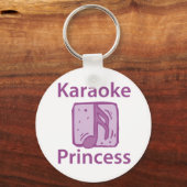 Karaoke Princess Schlüsselanhänger (Vorderseite)