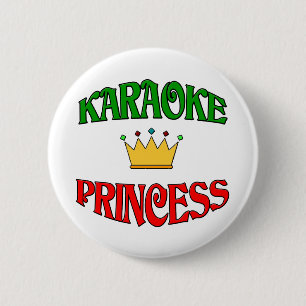 Karaoke-Prinzessin Button