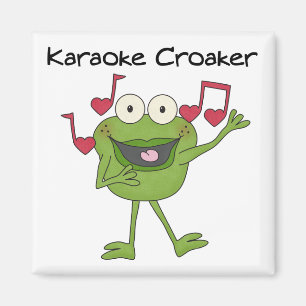 Karaoke-Quakfisch Magnet