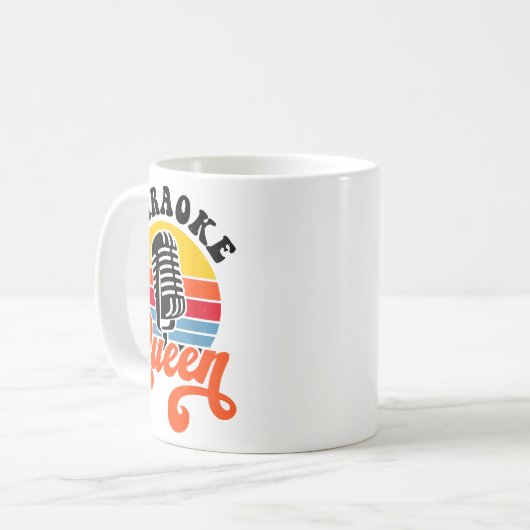 Karaoke Queen  Kaffeetasse (Vorderseite Links)