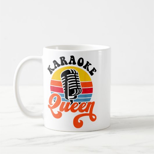 Karaoke Queen  Kaffeetasse (Links)