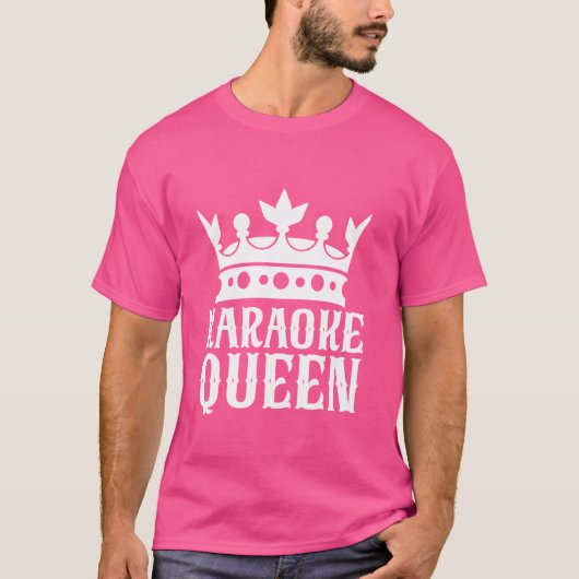 Karaoke Queen Karaoke T-Shirt (Vorderseite)