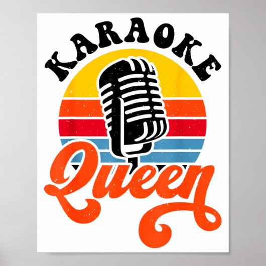Karaoke Queen Poster (Vorne)