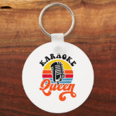 Karaoke Queen Schlüsselanhänger (Vorderseite)