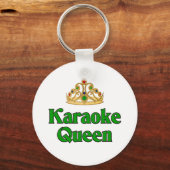 Karaoke Queen Schlüsselanhänger (Vorderseite)