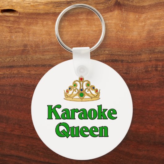 Karaoke Queen Schlüsselanhänger (Vorderseite)
