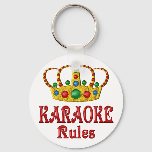 KARAOKE REGLES SCHLÜSSELANHÄNGER (Vorderseite)