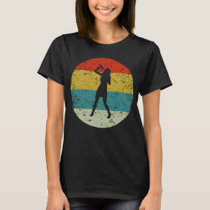 Karaoke Retro Vintage Silhouette 70er T-Shirt