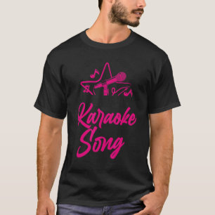 Karaoke Sänger, könnte ich aussehen, als höre ich T-Shirt