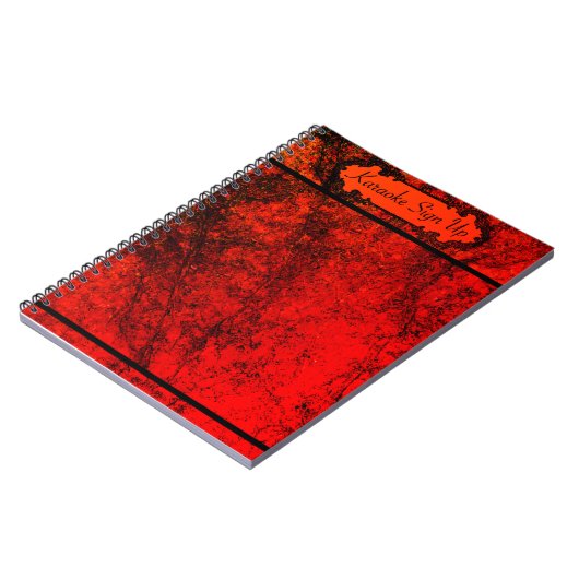 Karaoke Sign Up Notizblock (Linke Seite)