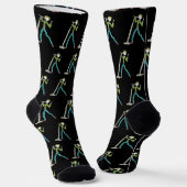 Karaoke-Singender Stockmann Socken (Gewinkelt)