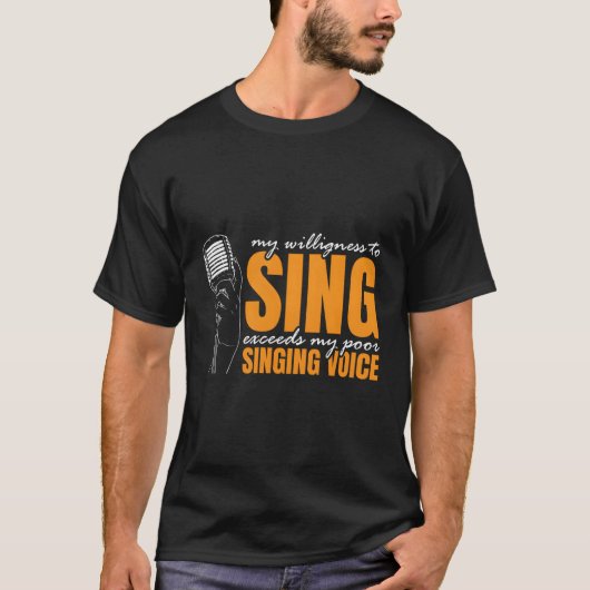 Karaoke Singer Gesang Experte Karaoke Nächte T-Shirt (Vorderseite)