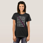Karaoke Singer Karaoke T-Shirt (Vorne ganz)