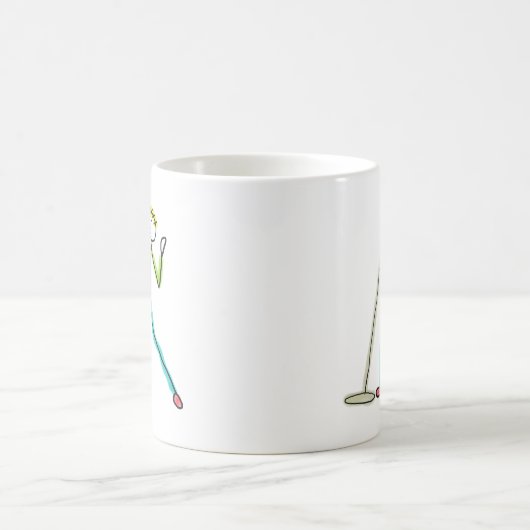 Karaoke Singing Stickman Kaffeetasse (Mittel)