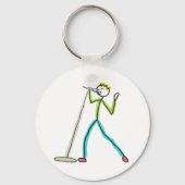 Karaoke Singing Stickman Schlüsselanhänger (Rückseite)