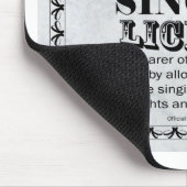 Karaoke Singlizenz Mousepad (Ecke)