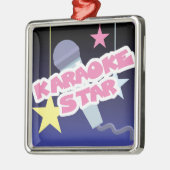 Karaoke-Star Ornament Aus Metall (Links)