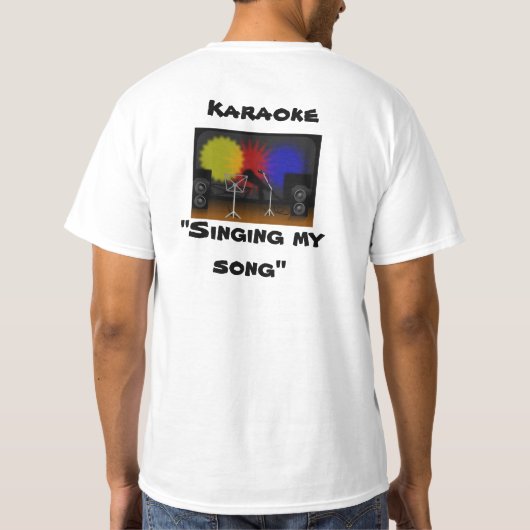 Karaoke T-Shirt (Rückseite)