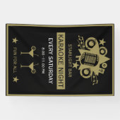 Karaoke Werbeaktion Wall Banner (Horizontal)