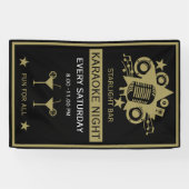Karaoke Werbeaktion Wall Banner (Horizontal)
