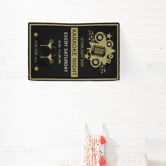 Karaoke Werbeaktion Wall Banner (InSitu)