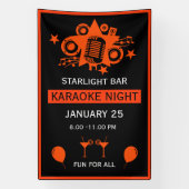 Karaoke Werbeaktion Wall Banner (Vertikal)