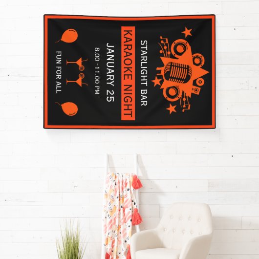 Karaoke Werbeaktion Wall Banner (InSitu)