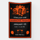 Karaoke Werbeaktion Wall Banner (Vertikal)