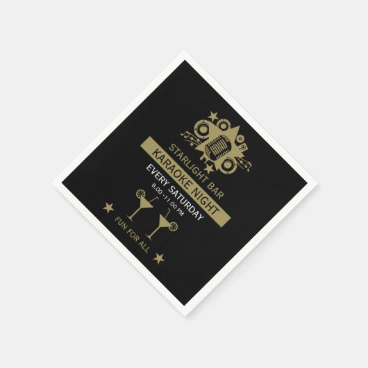 Karaoke Werbeaktion Wall Serviette (Ecke)