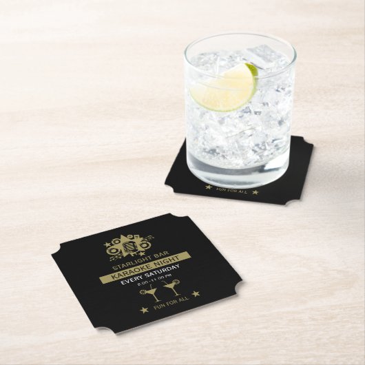 Karaoke Werbeaktion Wall Untersetzer (Vor Ort)