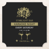 Karaoke Werbeaktion Wall Untersetzer (Vorderseite)
