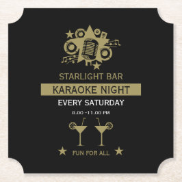 Karaoke Werbeaktion Wall Untersetzer