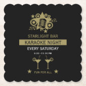Karaoke Werbeaktion Wall Untersetzer (Vorderseite)