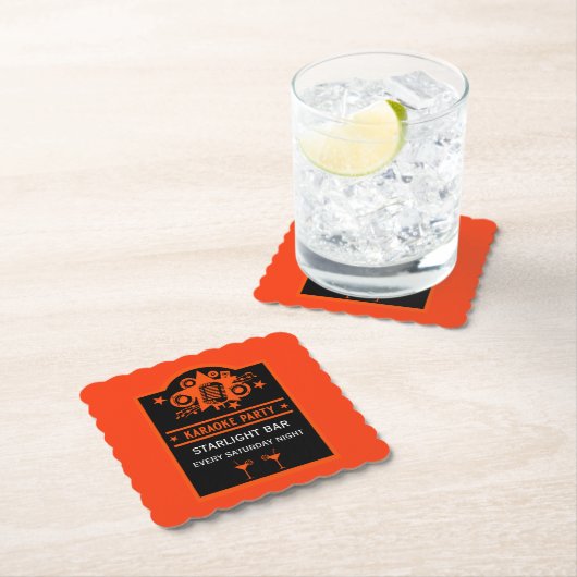 Karaoke Werbeaktion Wall Untersetzer (Vor Ort)