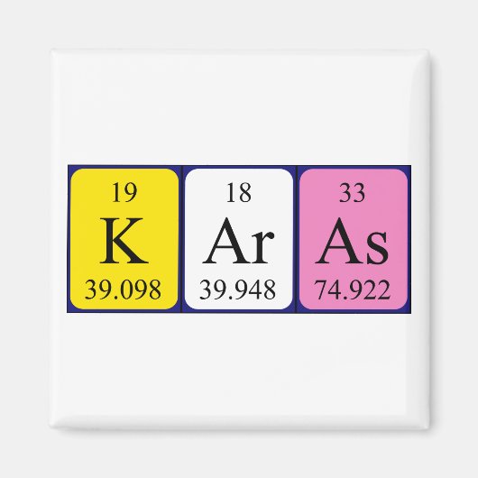 Karas Periodenmagnet Magnet (Vorne)