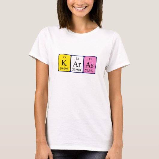 Karas Periodenname Shirt (Vorderseite)