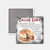 Karaschkuchen-Rezept Magnet (Vorderseite/Rückseite)