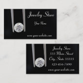 Karat-Diamant-Visitenkarte des Visitenkarte (Vorne/Hinten)