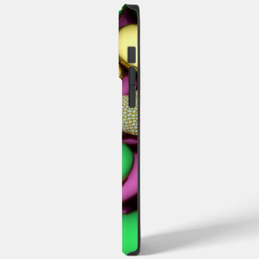 Karat Gold Hearts Case-Mate iPhone Hülle (Rückseite / Links)