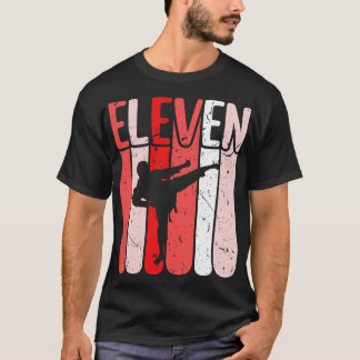 Karate 11. Geburtstag Boys Taekwondo Kampfkünste T-Shirt