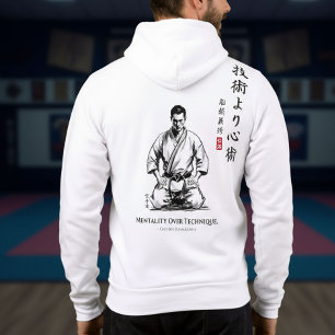 Karate 5. Gebot - Mentalität über Technik Hoodie